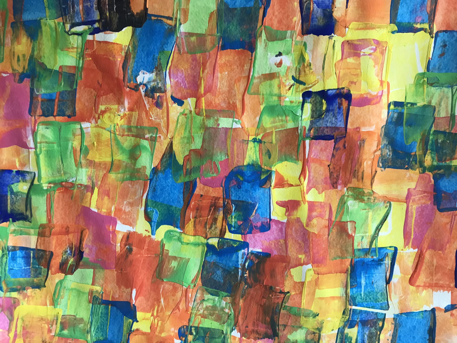 bunte Farbflächen als Symbol für Vielfalt, Titelbild zum Workbook